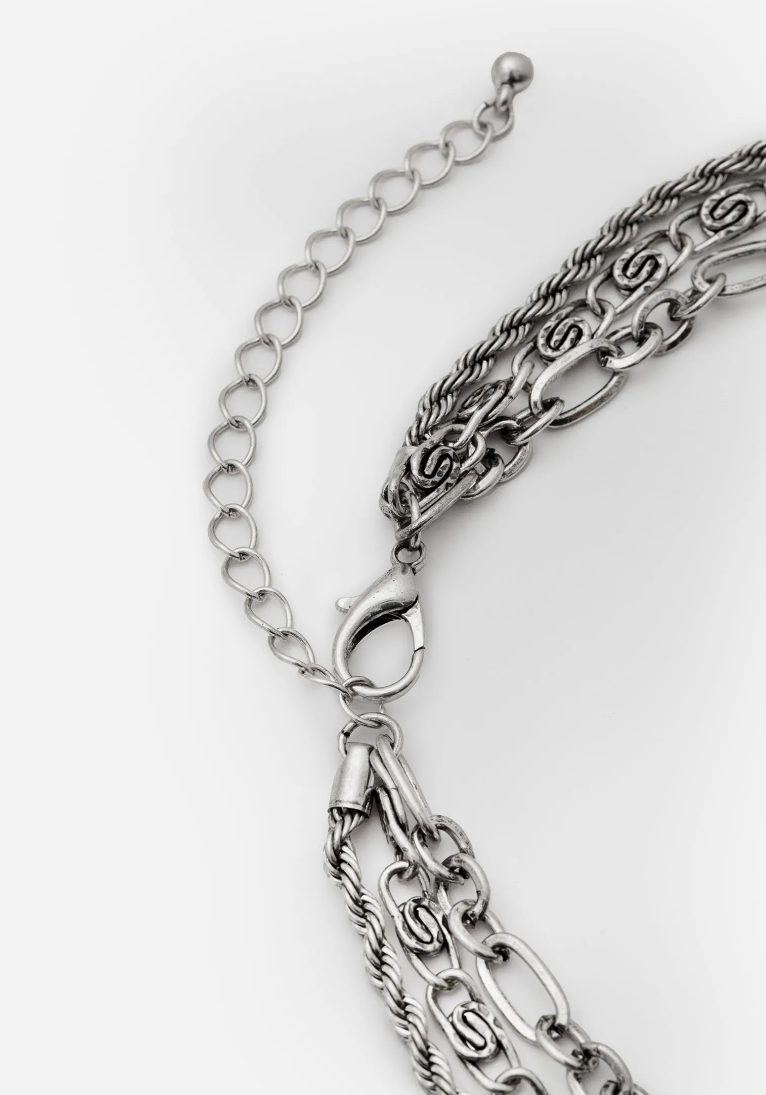 Lovers Tarot Layered Multichain Necklace