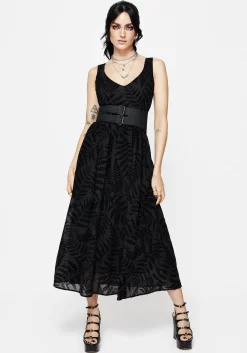 Lunafern Cami Fern Printed Midaxi Dress