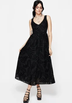 Lunafern Cami Fern Printed Midaxi Dress