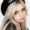 Lunar Embroidered Beret