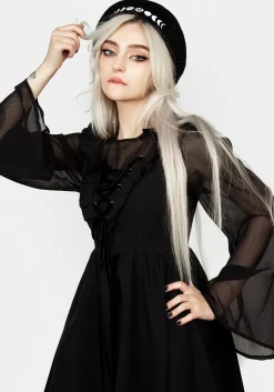Lunar Embroidered Beret