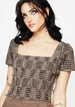 Mabel Check Top