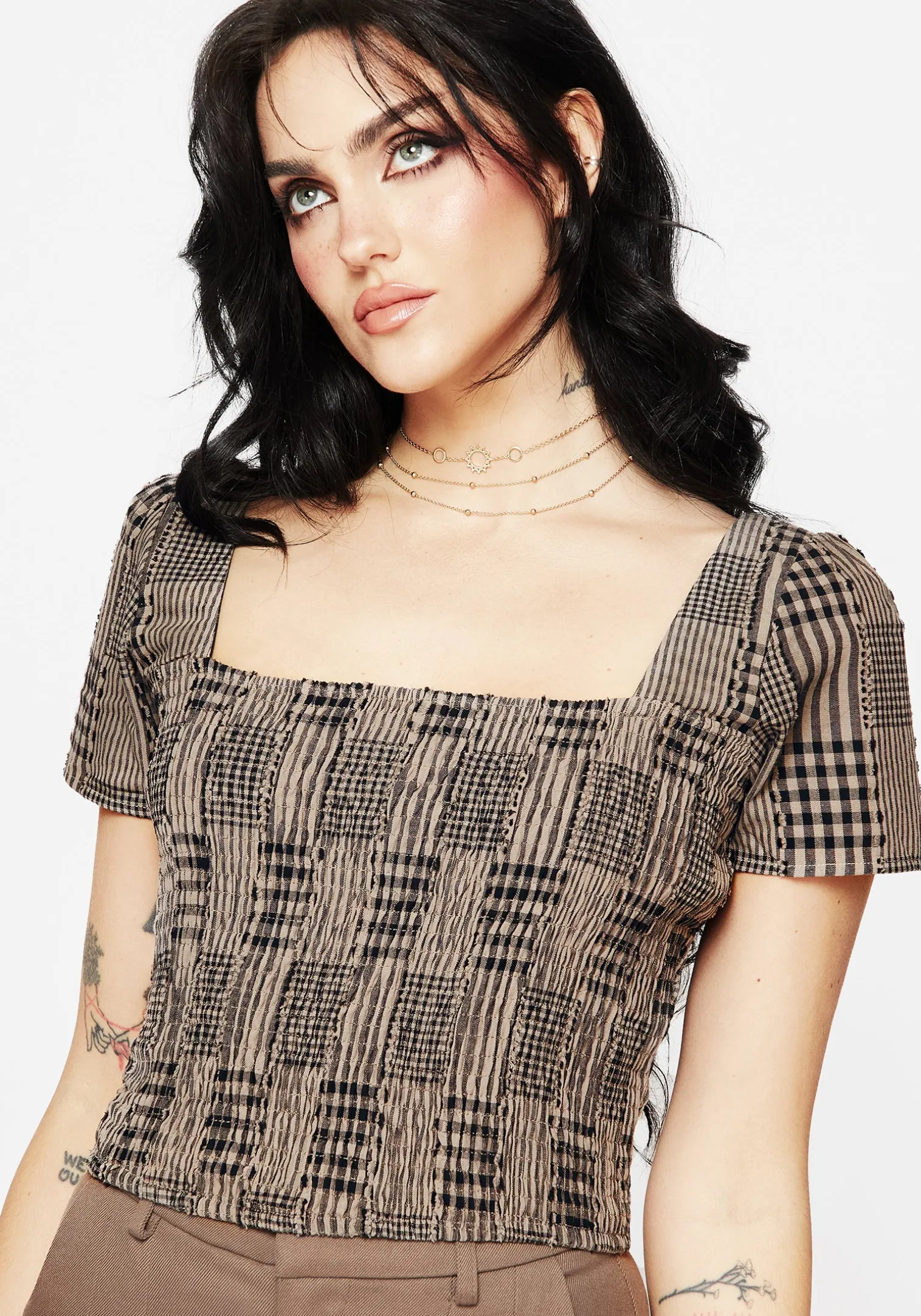 Mabel Check Top