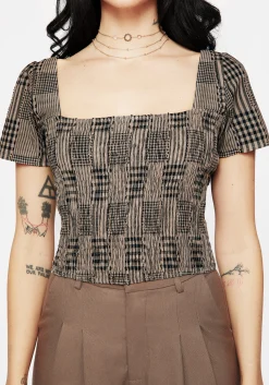 Mabel Check Top