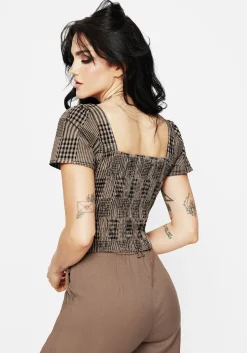 Mabel Check Top