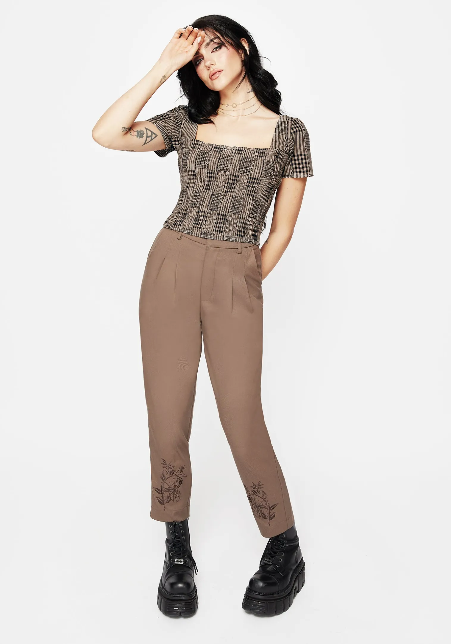 Mabel Check Top