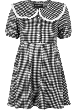 Mabel Gingham Collared Dress