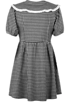 Mabel Gingham Collared Dress
