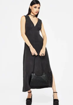 Maeve Lyocell Blend Floral Embroidered Cami Maxi Dress