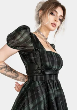 Maeve Western Black Buckle Harness