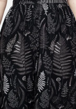 Maidenhair Button Up Midi Skirt