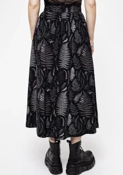 Maidenhair Button Up Midi Skirt