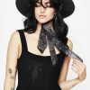 Maleficarum Tie Detail Sun Hat