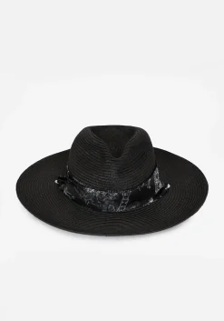 Maleficarum Tie Detail Sun Hat