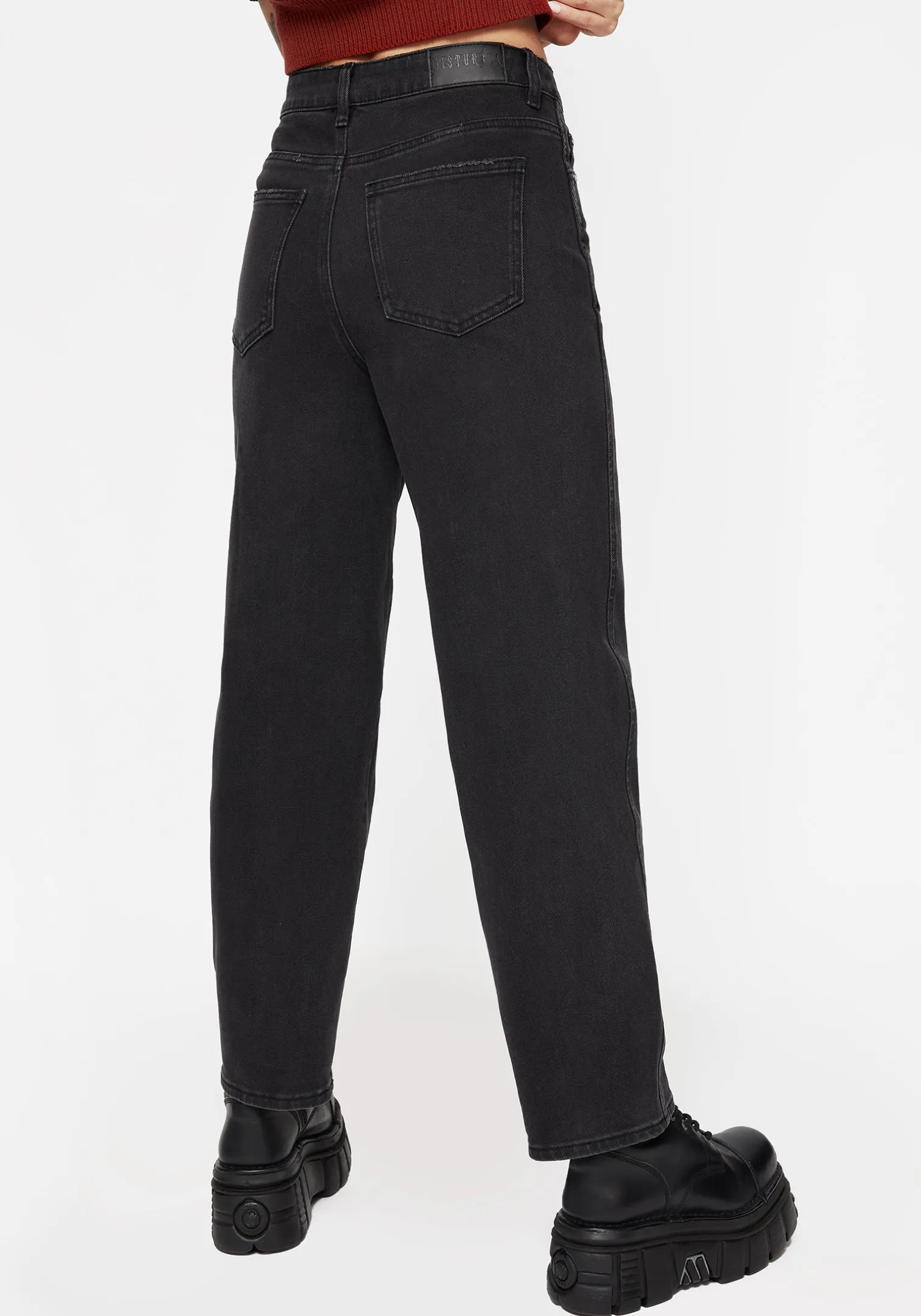 Malevolence Denim Barrel Leg Jeans