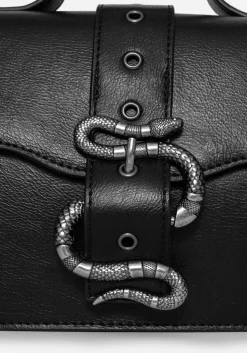 Mamba Snake Buckle Crossbody Bag