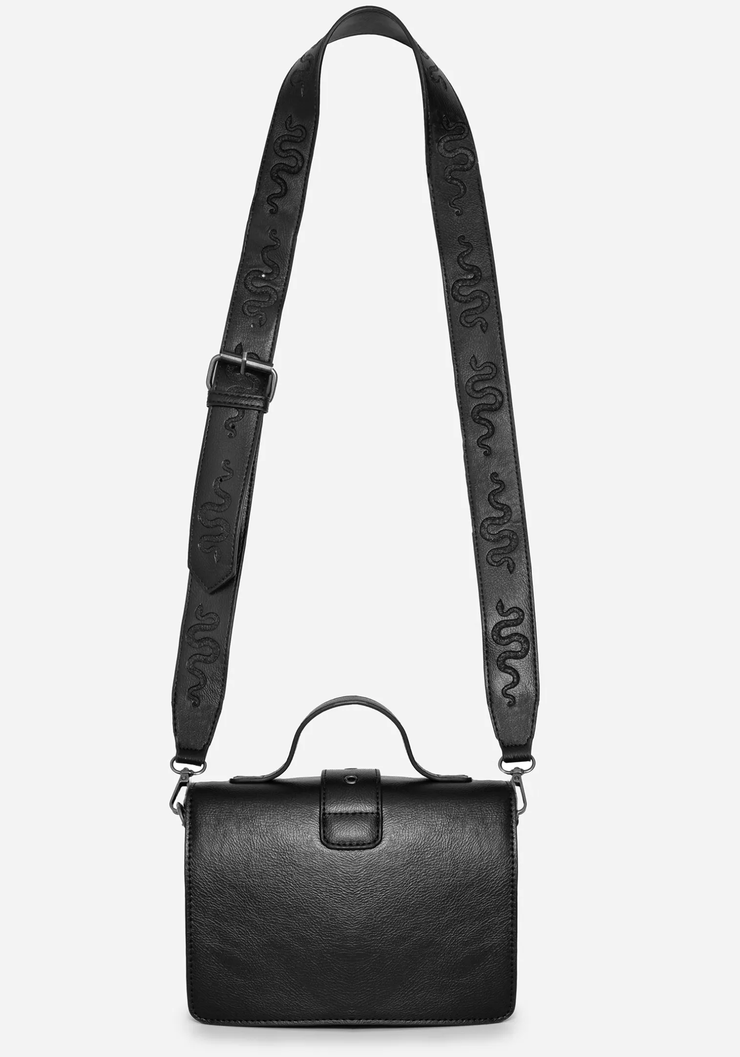 Mamba Snake Buckle Crossbody Bag