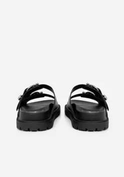 Mamba Snake Buckle Sandals