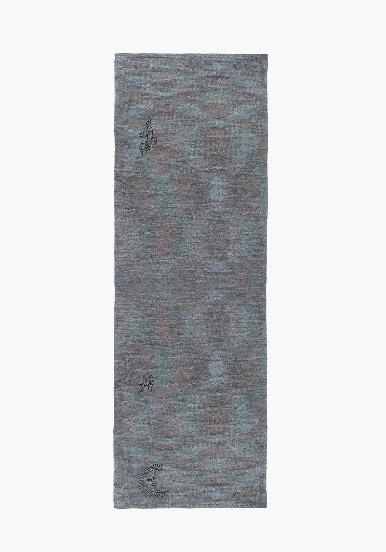 Mandragore Embroidered Knit Scarf