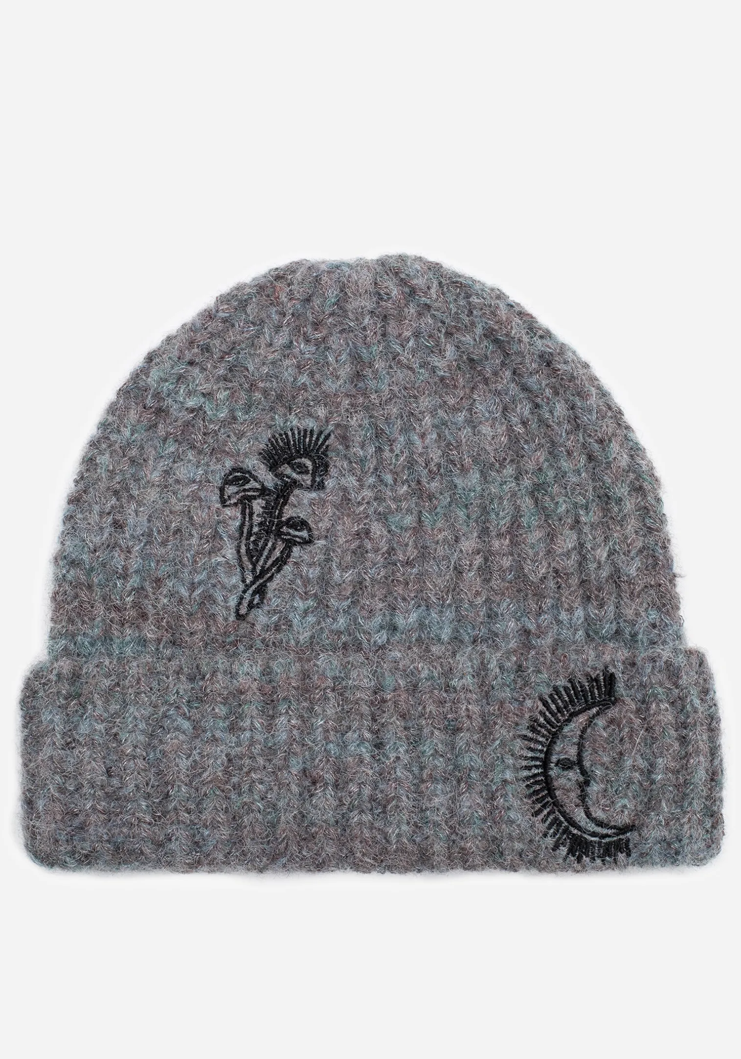 Mandragore Embroidered Knit Beanie
