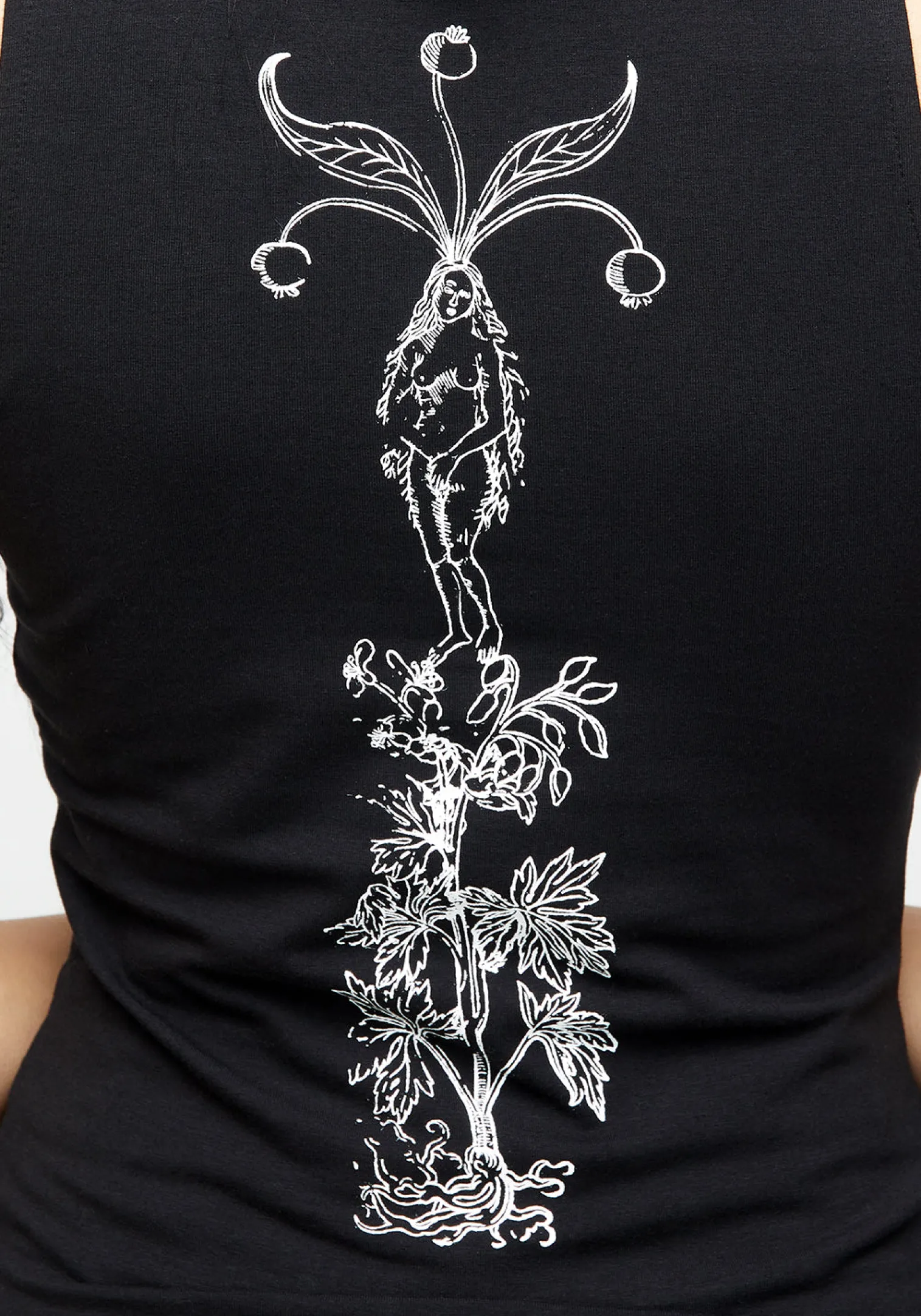 Mandrake High Neck Sleeveless Tee