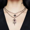 Manea Layered Multichain Necklace