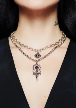 Manea Layered Multichain Necklace