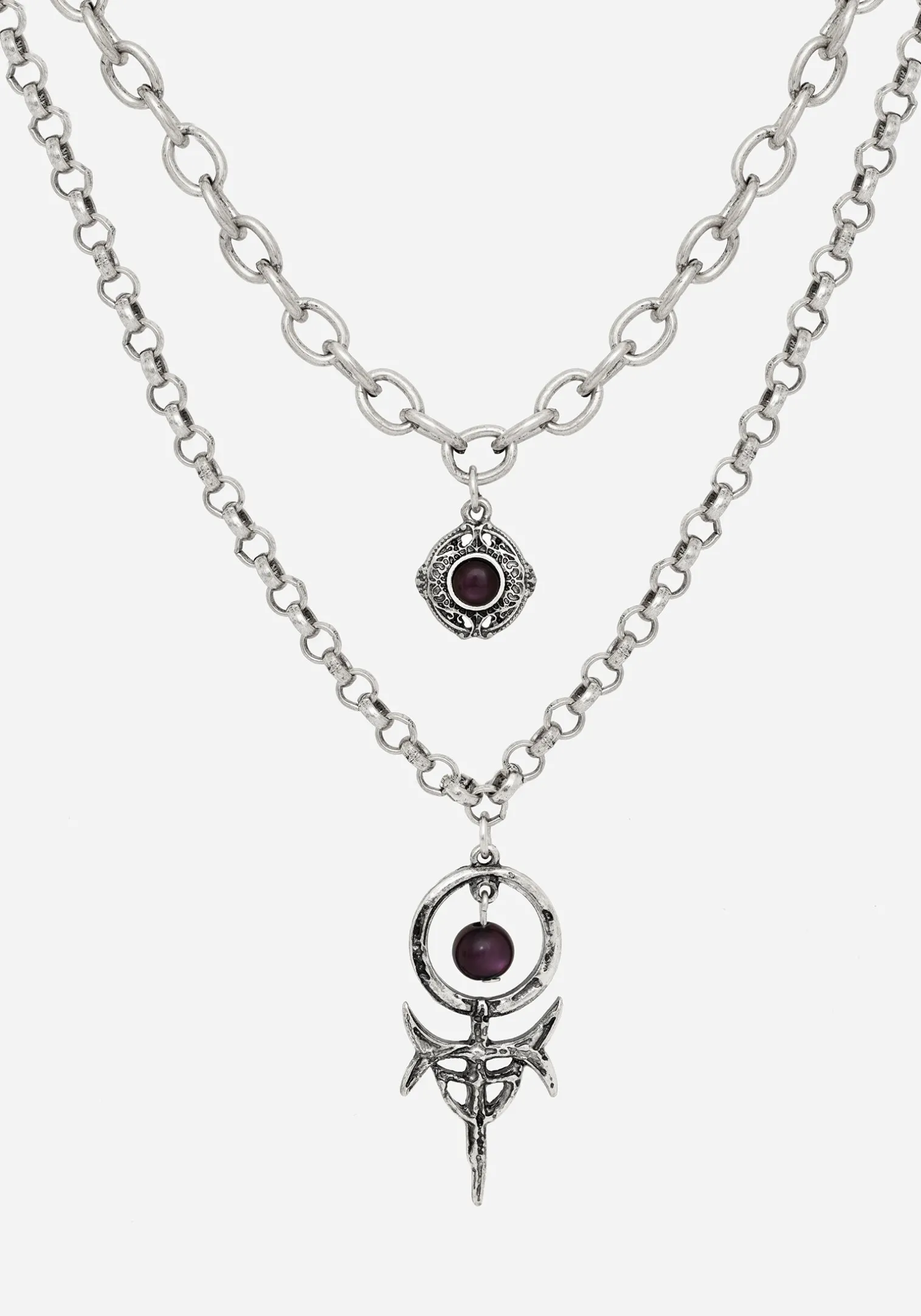Manea Layered Multichain Necklace