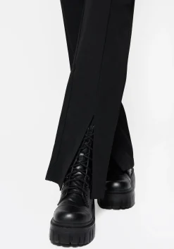 Marian Front Split Straight Leg Tailored Trousers