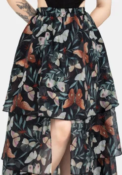 Mariposa Split Tiered Organza Skirt