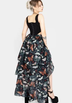 Mariposa Split Tiered Organza Skirt