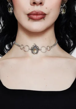 Marte Trapped Flower Choker