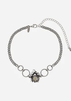 Marte Trapped Flower Choker