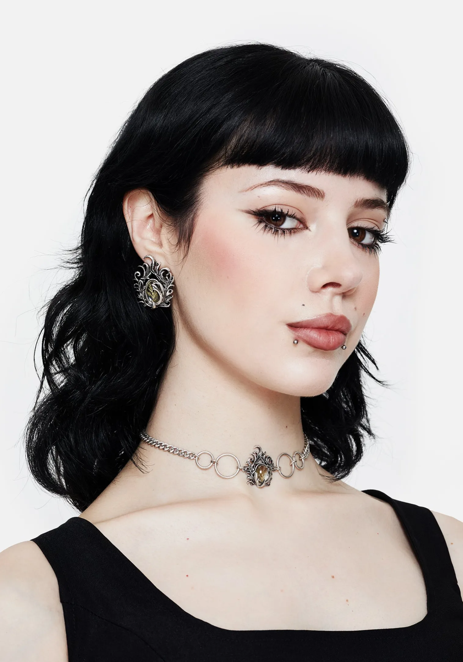 Marte Trapped Flower Earrings