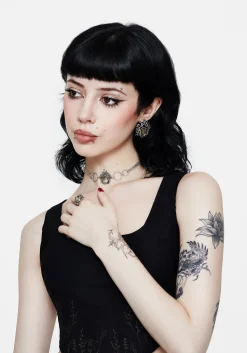 Marte Trapped Flower Earrings