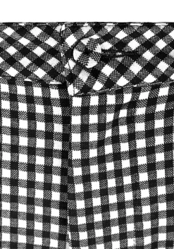 Martha Gingham Tapered Trousers