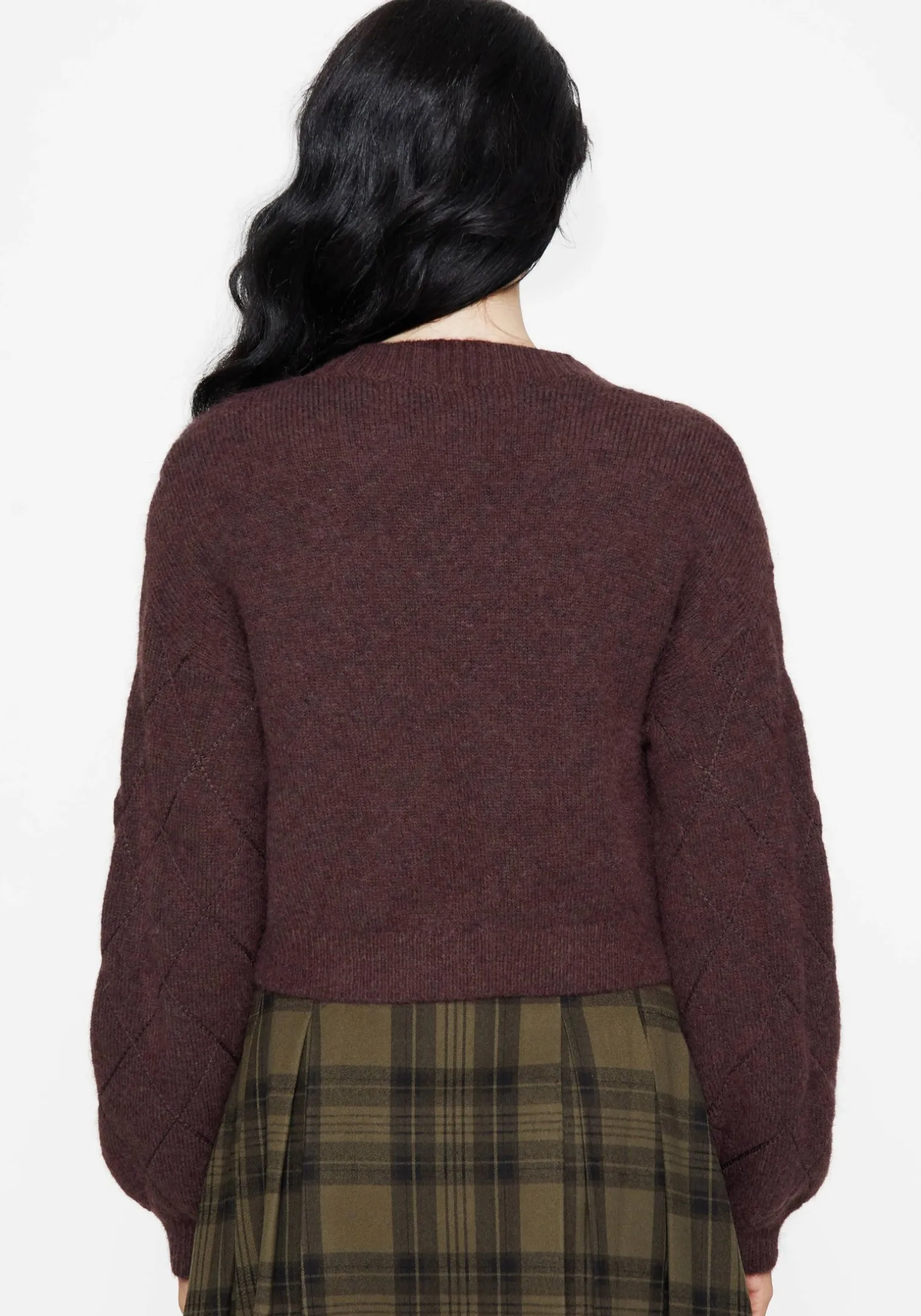 Maya Tile Embroidered Knit Cardigan