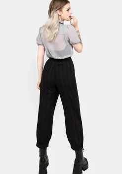 Mayhem Cotton Balloon Leg Trousers