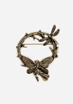 Maypole Fairy Brooch