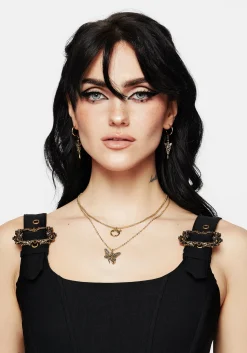 Maypole Fairy Dagger Drop Earrings