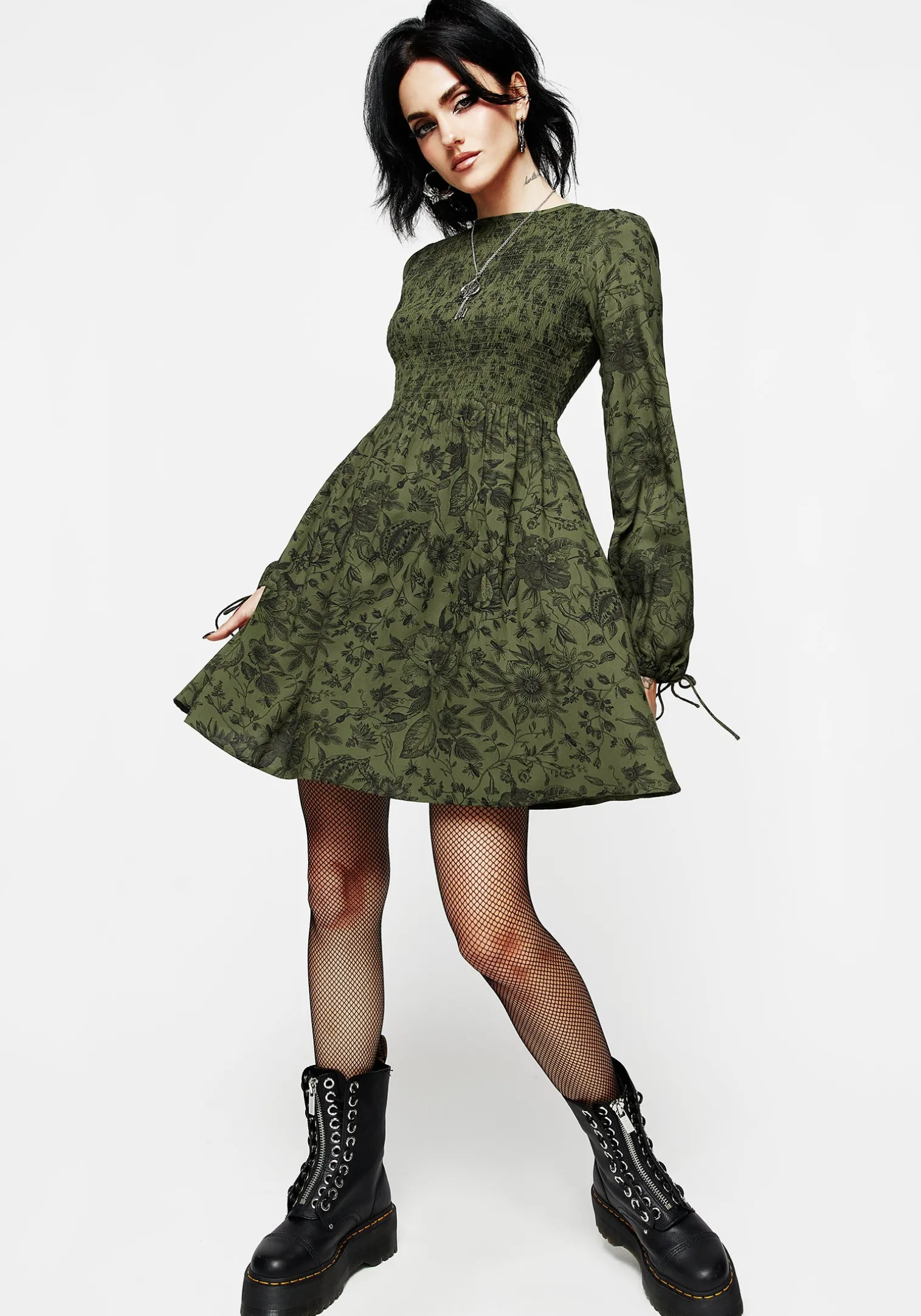 Meadowflowers Floral Print Mini Dress