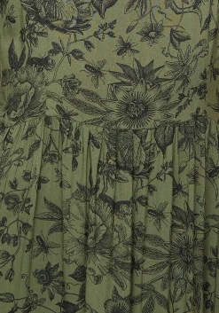 Meadowflowers Floral Print Tiered Midaxi Cami Dress