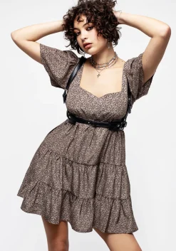 Meadowsweet Tiered Mini Dress