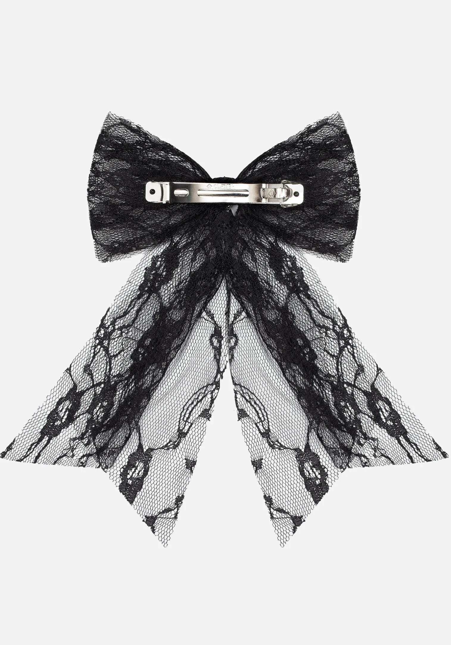 Melanie Heart Lace Hair Bow