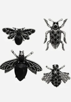 Melissa Bug Brooch Pin Set
