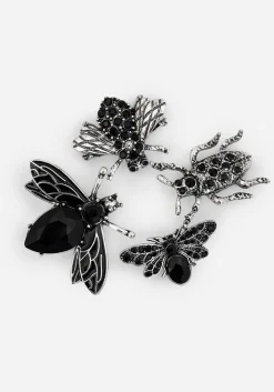Melissa Bug Brooch Pin Set