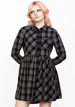 Melody Check Skater Dress