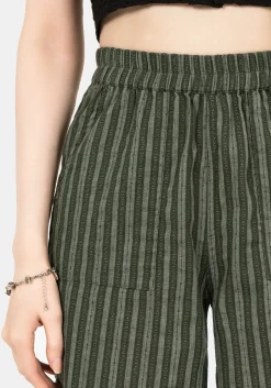 Memorantia Wide Leg Culottes - Green