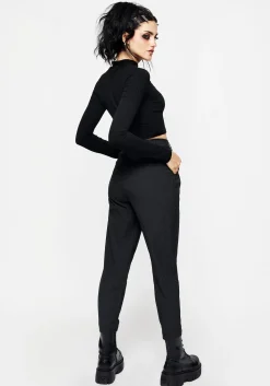 Merci High Waist Tapered Trouser