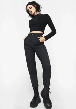 Merci High Waist Tapered Trouser